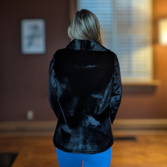 Turansky Furs - Black Fur Jacket - Picture 7 of 10